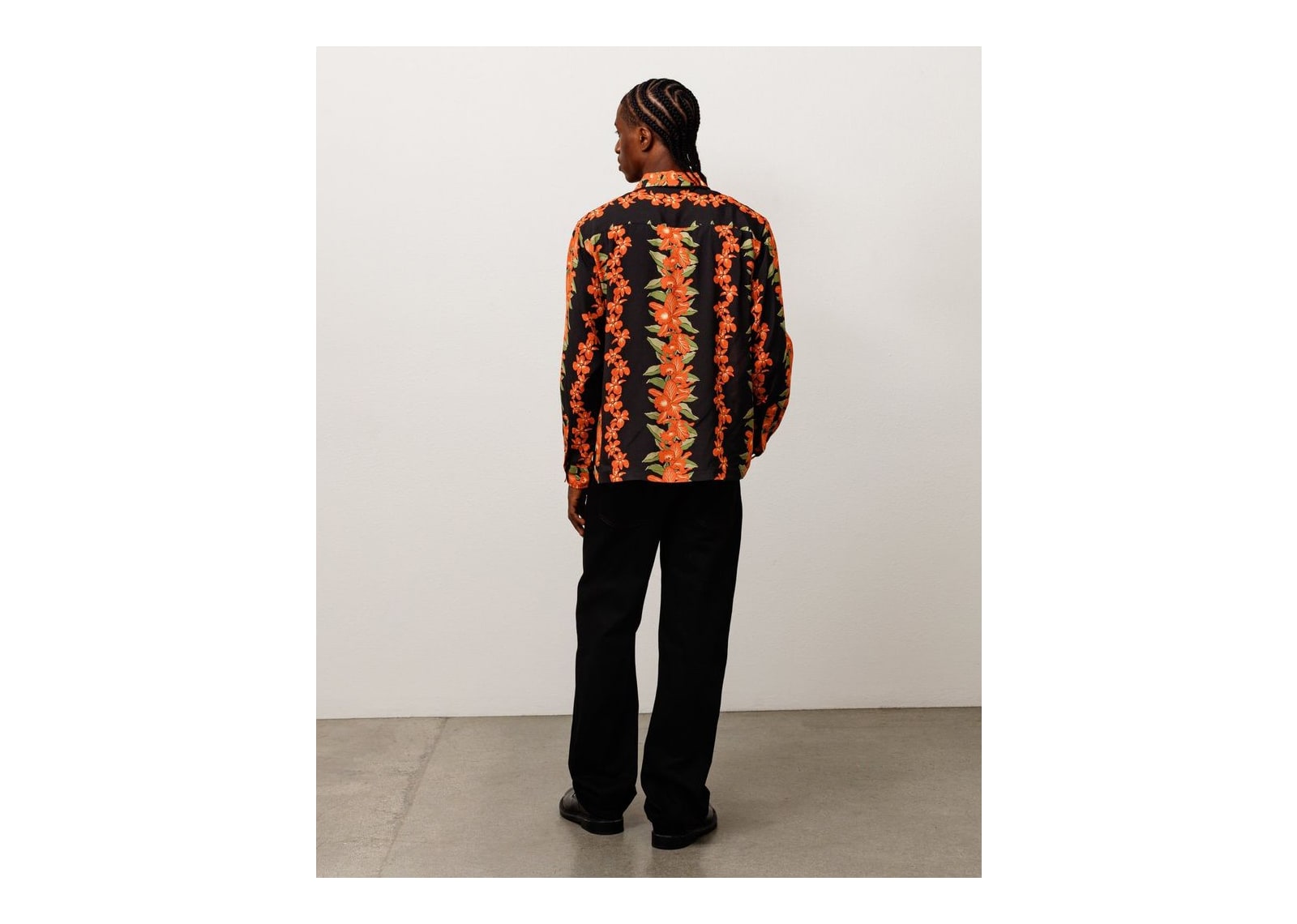 Stussy Hawaiian Floral Shirt Black - görsel 3