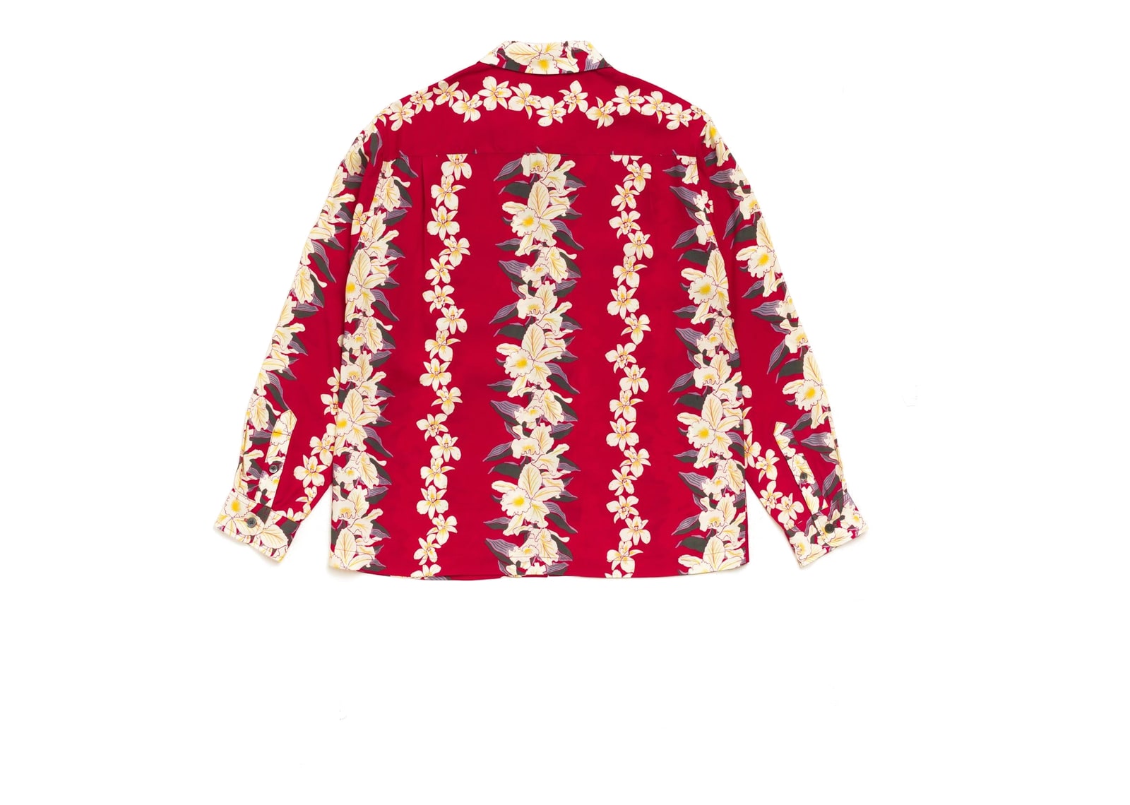 Stussy Hawaiian Floral Shirt Red - görsel 5
