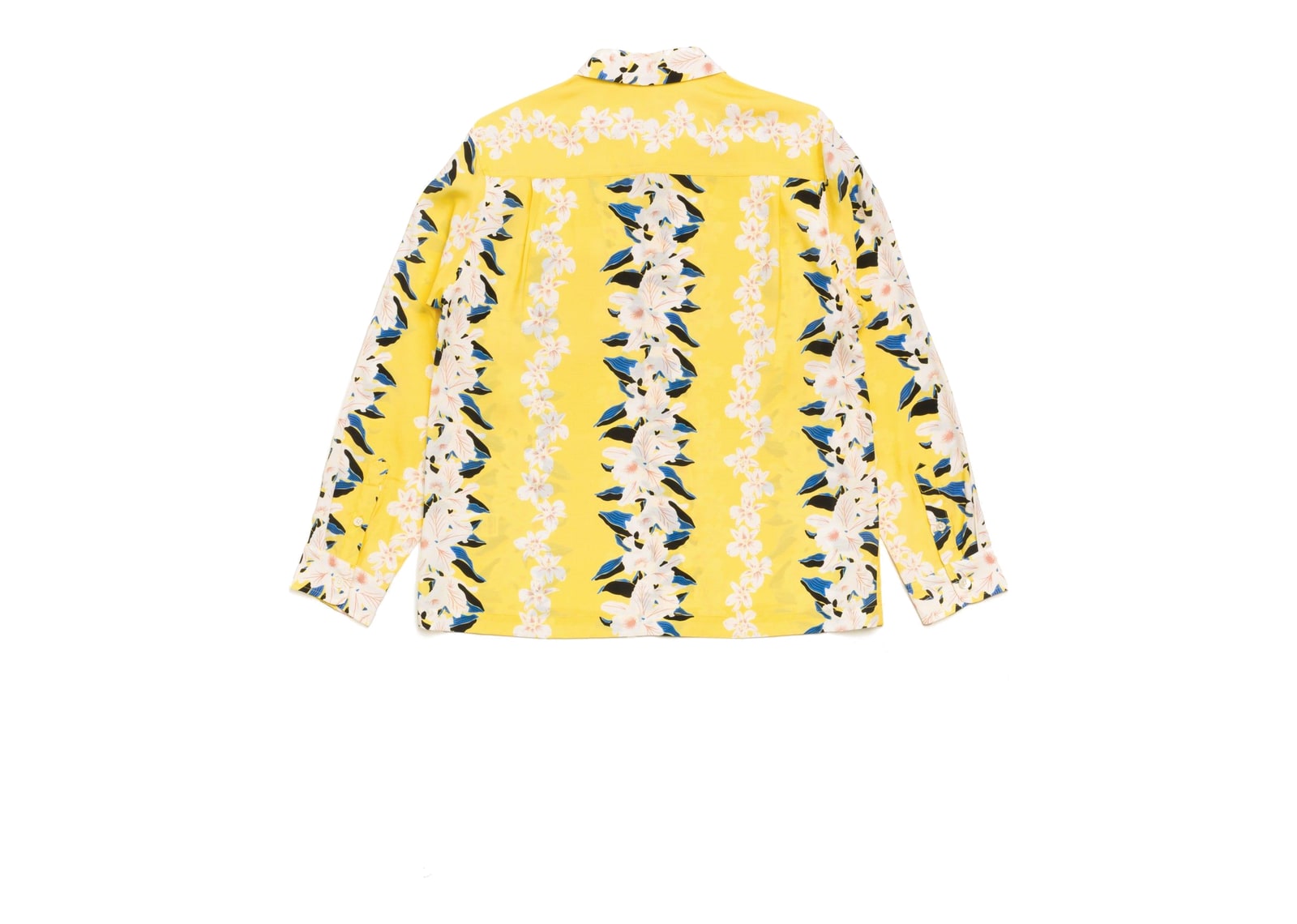 Stussy Hawaiian Floral Shirt Yellow - görsel 7