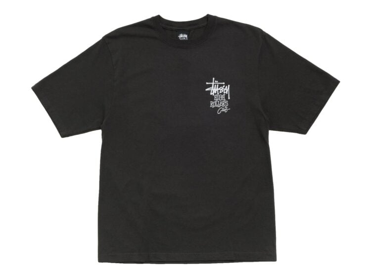 Stussy High Rollers Tee Faded Black