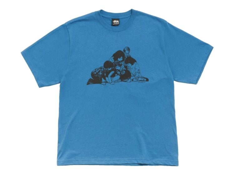 Stussy Kids Tee Blue