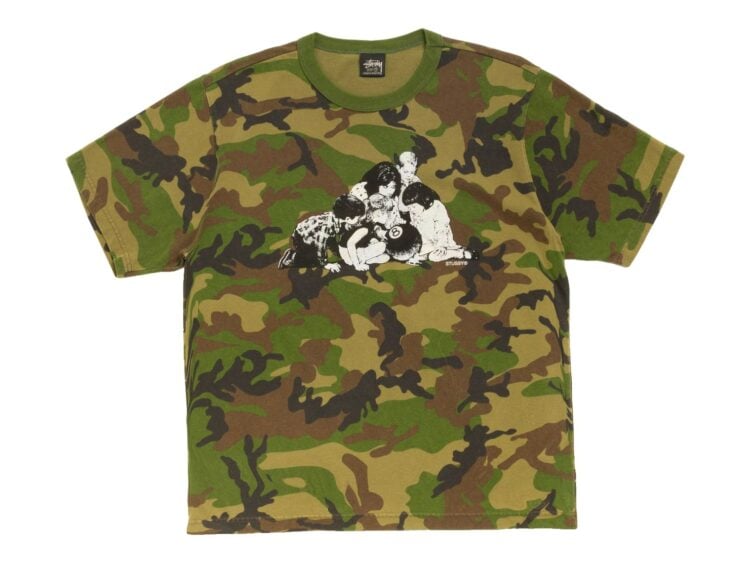 Stussy Kids Tee Camo