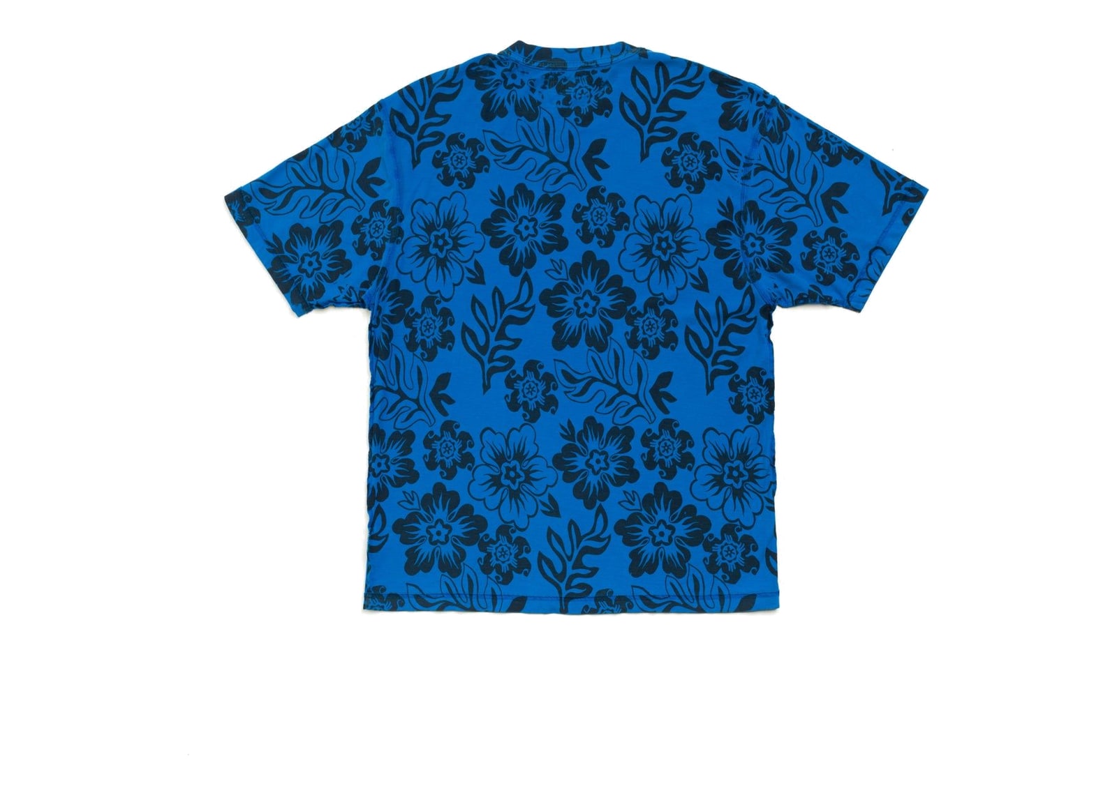 Stussy Lazy Floral Tee Sport Blue - görsel 7
