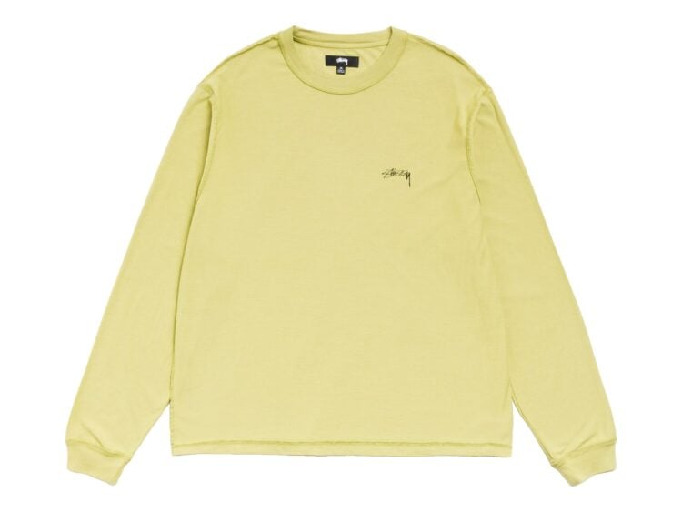 Stussy Lazy LS Tee Moss
