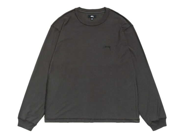 Stussy Lazy LS Tee Vintage Black