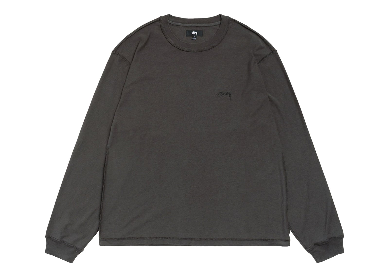 Stussy Lazy LS Tee Vintage Black