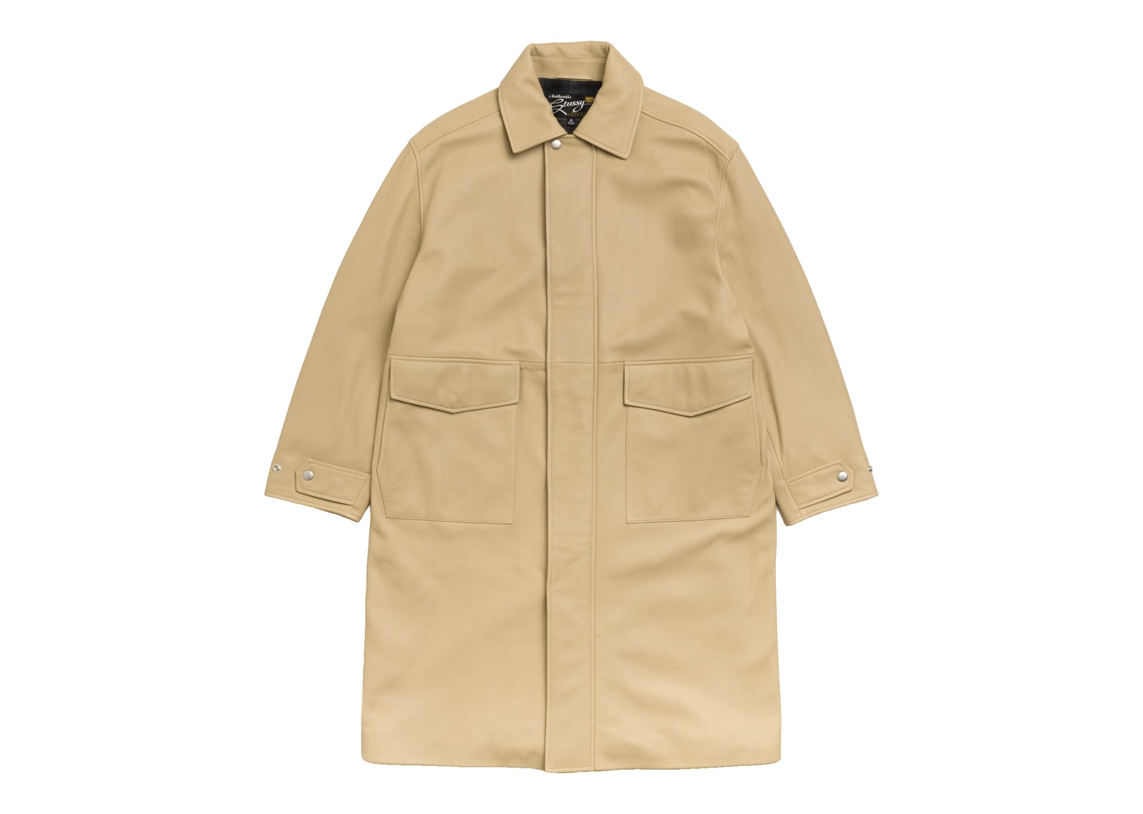 Stussy Leather Duster Sand