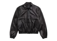 Stussy Leather Work Jacket Black