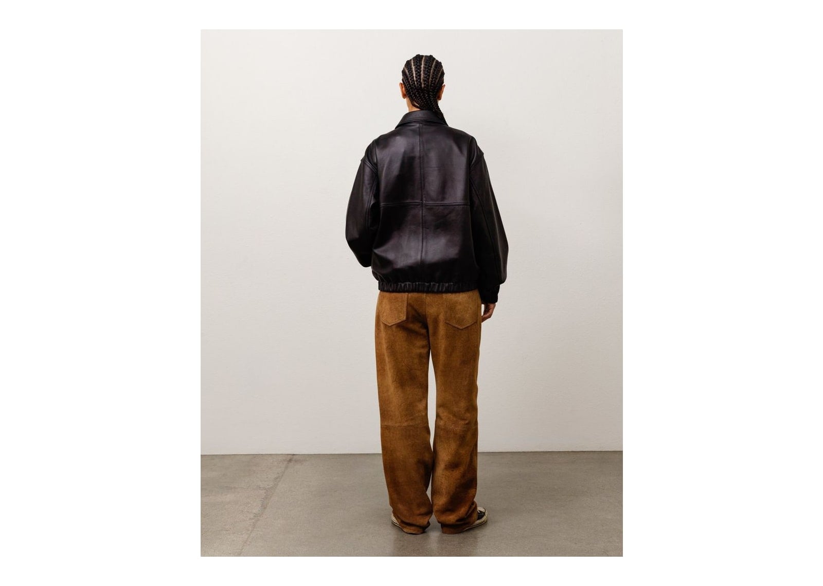 Stussy Leather Work Jacket Black - görsel 5