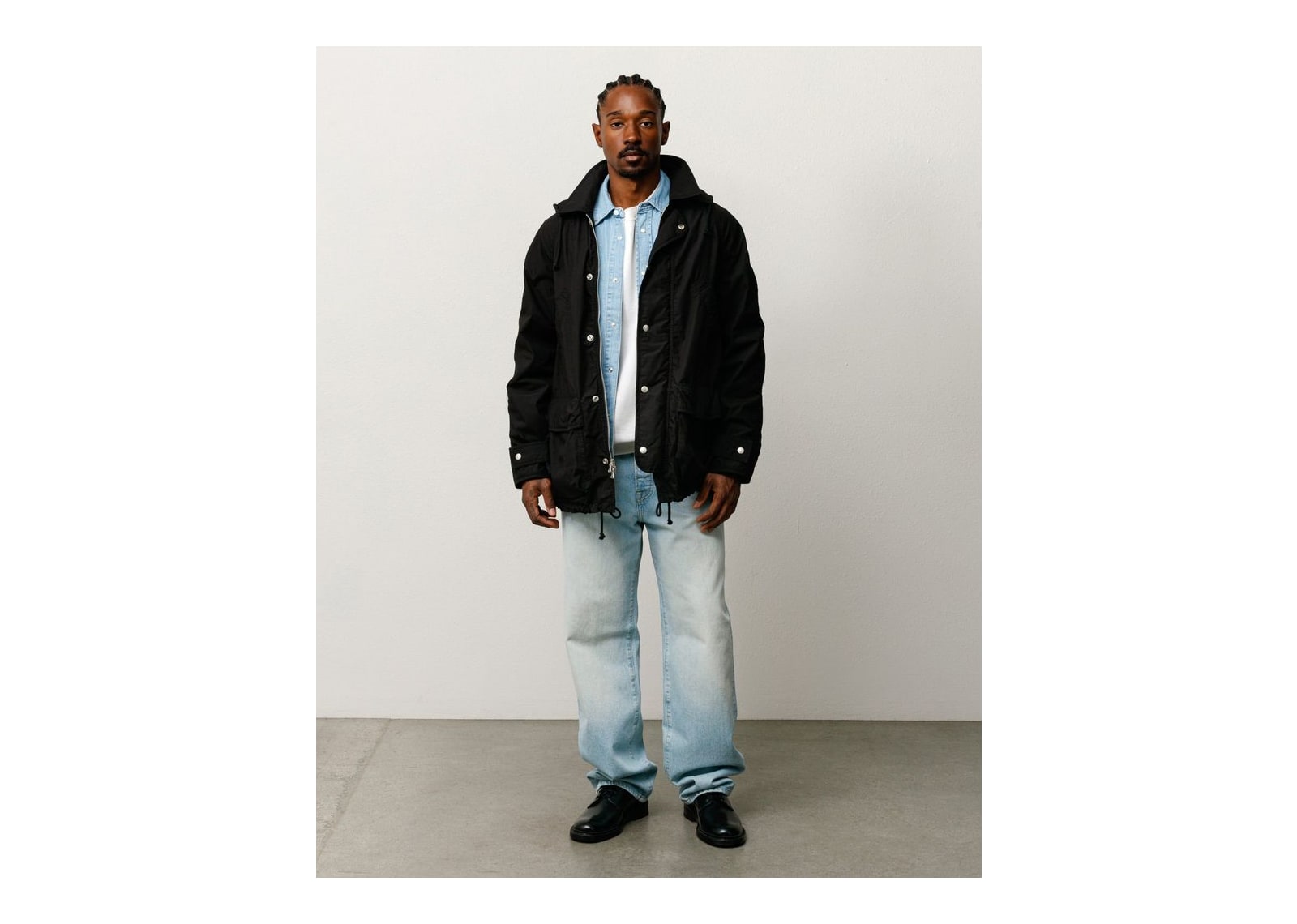 Stussy Lightweight Field Parka Black - görsel 2