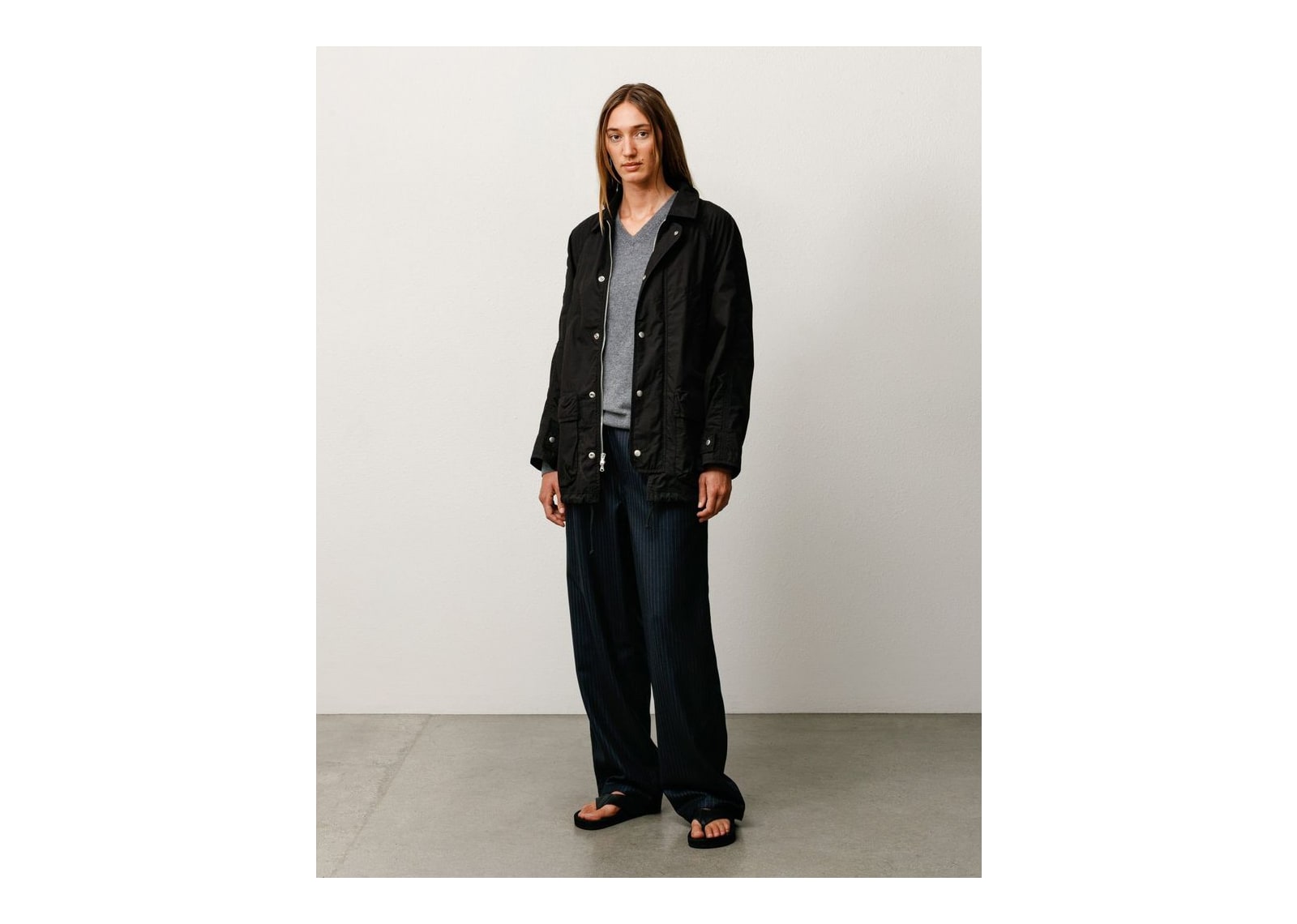 Stussy Lightweight Field Parka Black - görsel 5