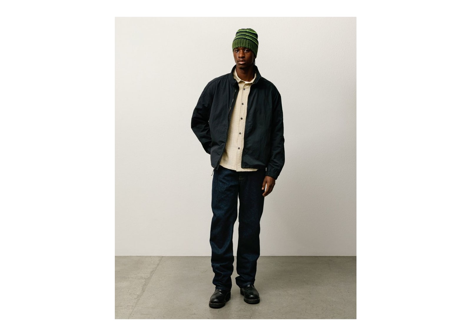 Stussy Lightweight Mock Jacket Black - görsel 5
