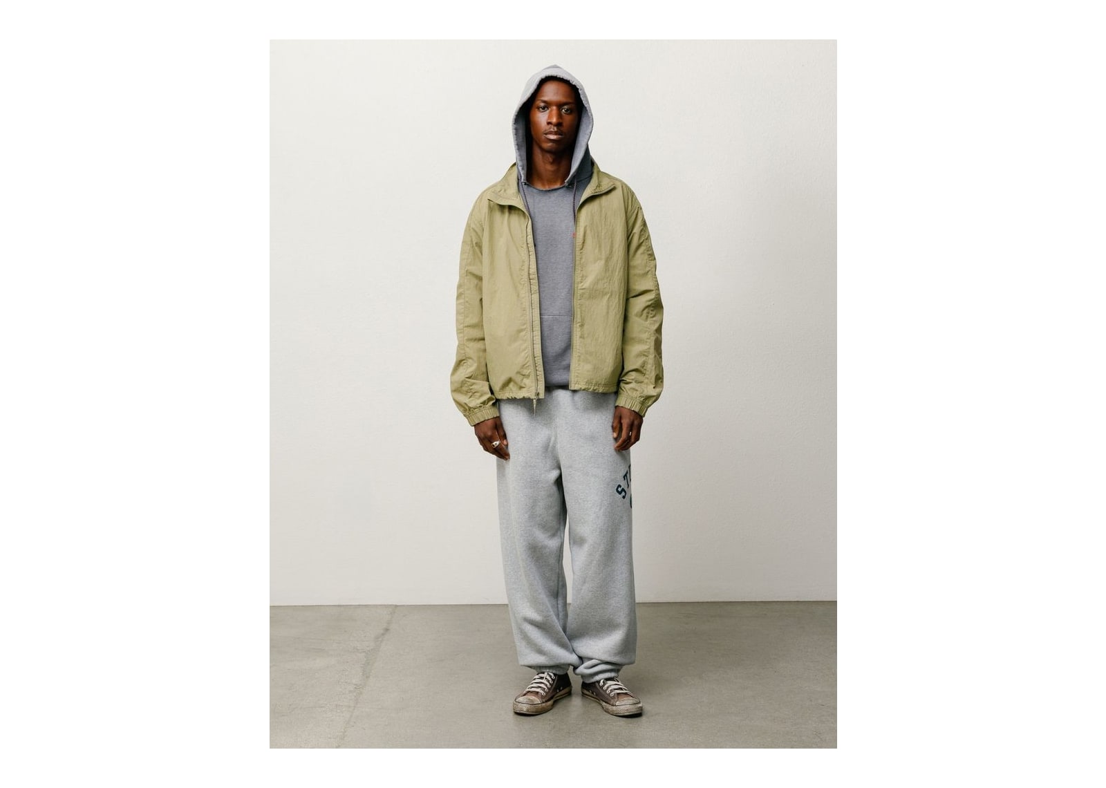 Stussy Lightweight Mock Jacket Khaki - görsel 3