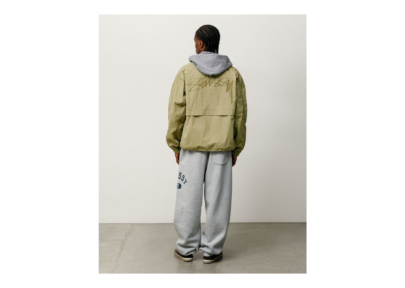Stussy Lightweight Mock Jacket Khaki - görsel 5