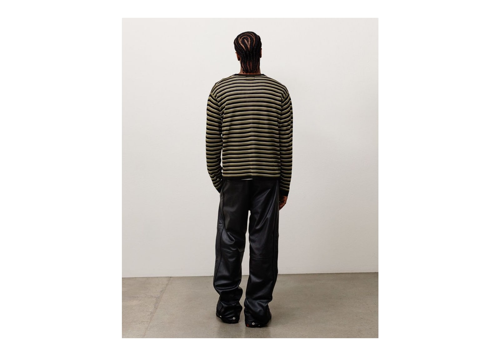 Stussy Lightweight Stripe Sweater Black - görsel 3