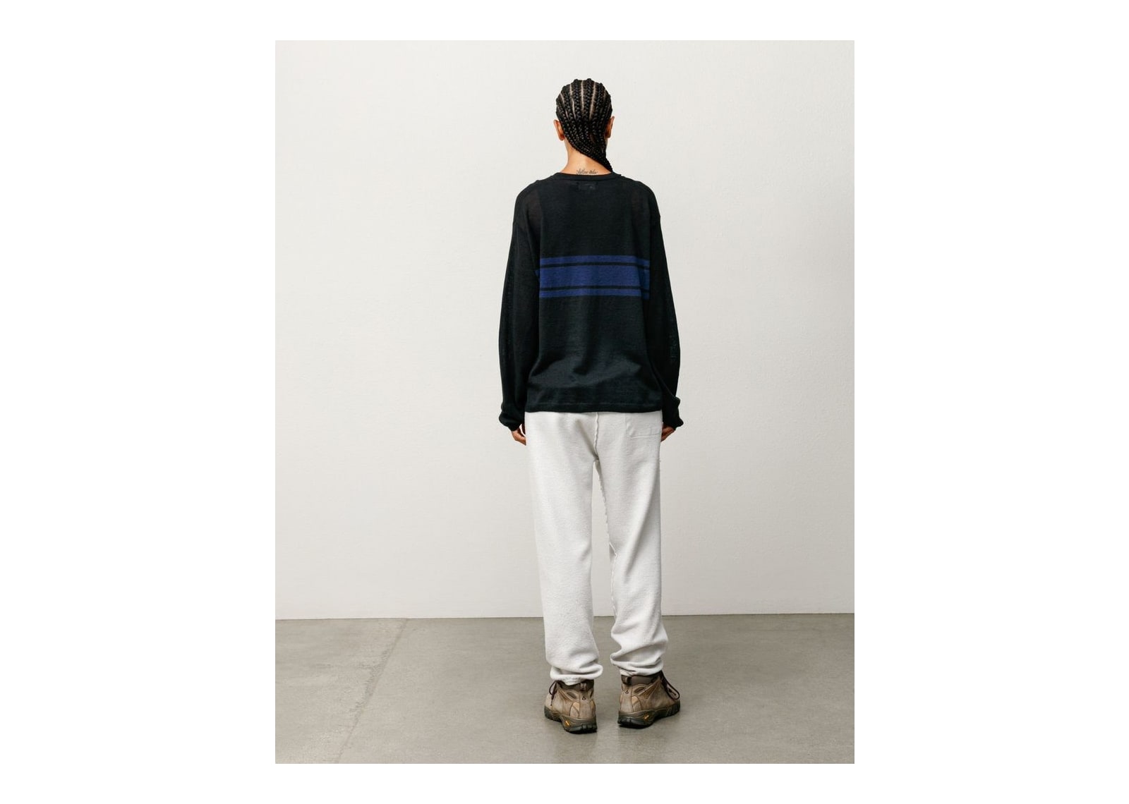 Stussy Lightweight Striped Sweater Black - görsel 6