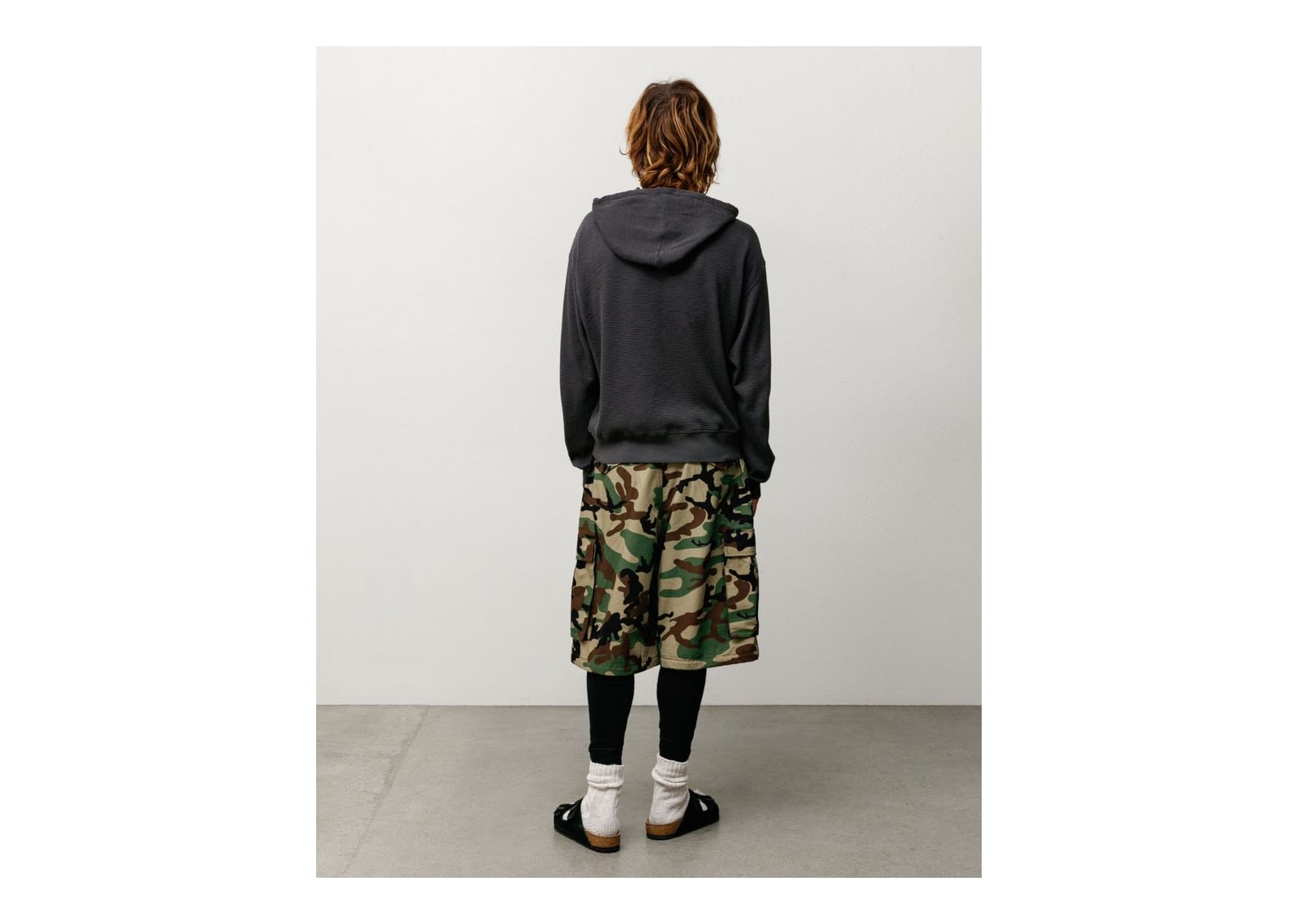 Stussy Lightweight Thermal Hoodie Faded Black - görsel 4