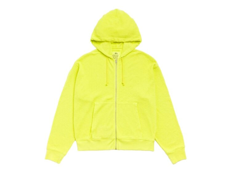 Stussy Lightweight Thermal Hoodie Lime