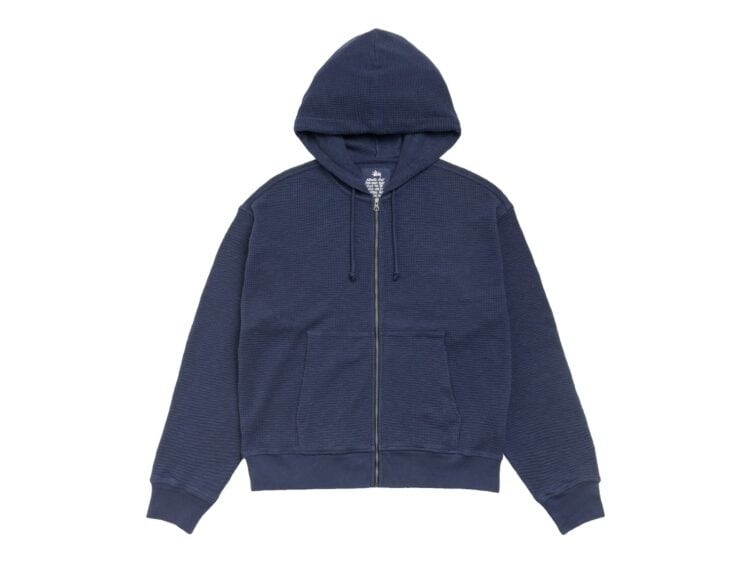 Stussy Lightweight Thermal Hoodie Navy