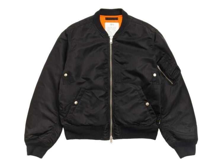 Stussy MA-1 Bomber Jacket Black