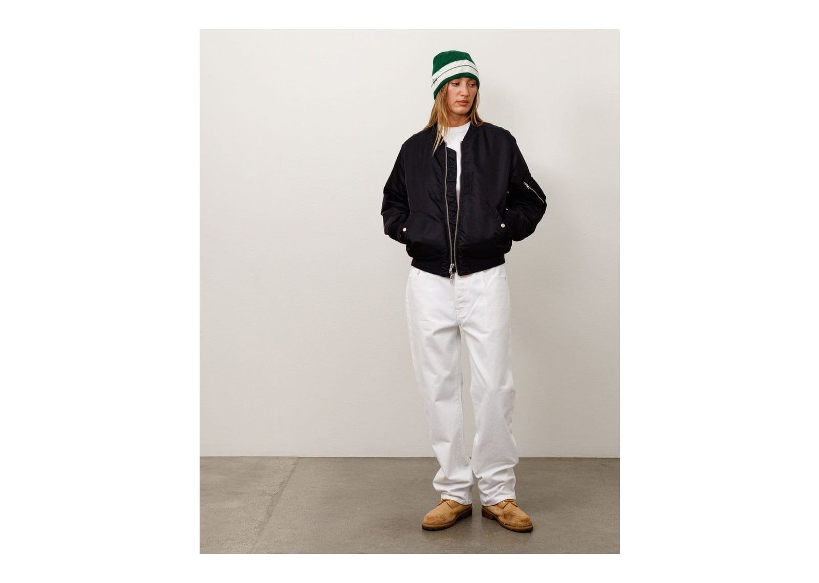 Stussy MA-1 Bomber Jacket Black - görsel 2