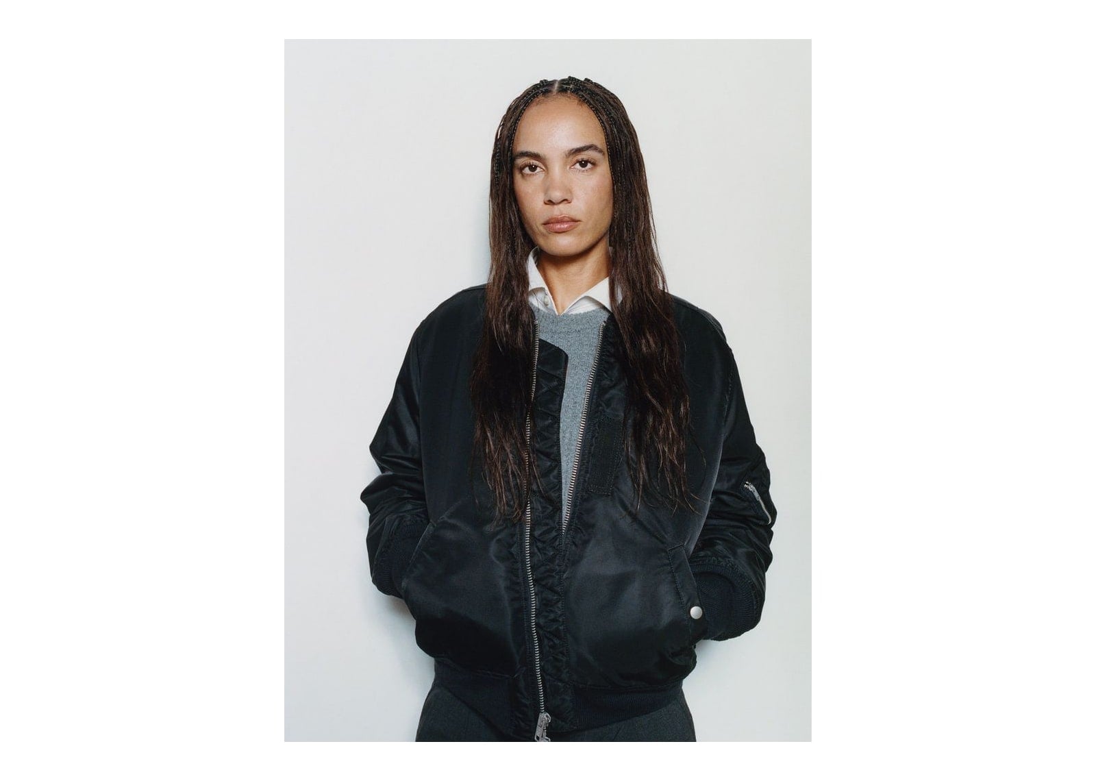 Stussy MA-1 Bomber Jacket Black - görsel 5