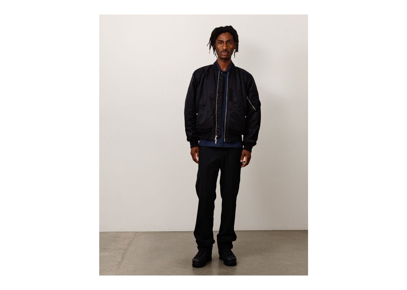 Stussy MA-1 Bomber Jacket Black - görsel 6
