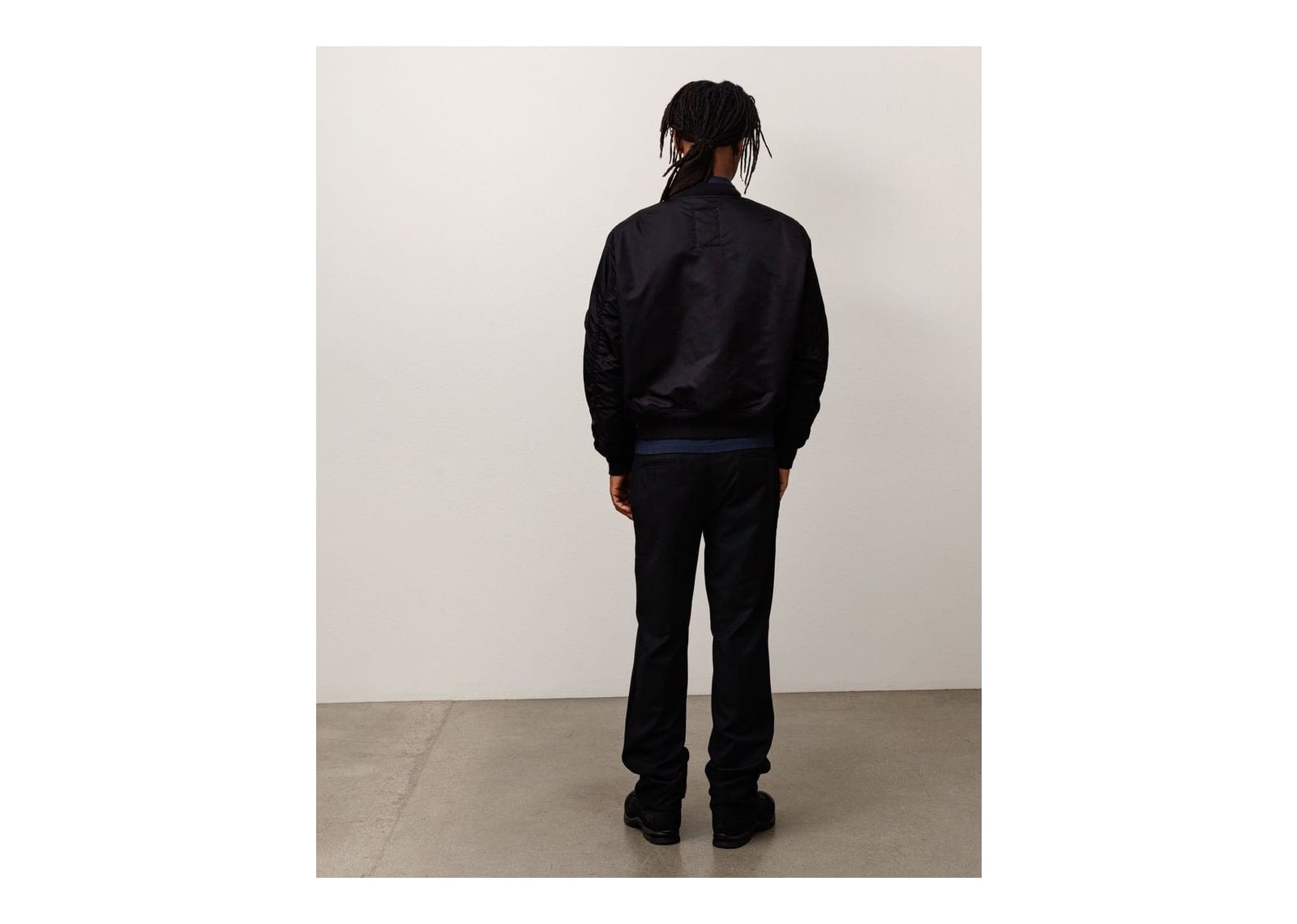 Stussy MA-1 Bomber Jacket Black - görsel 7