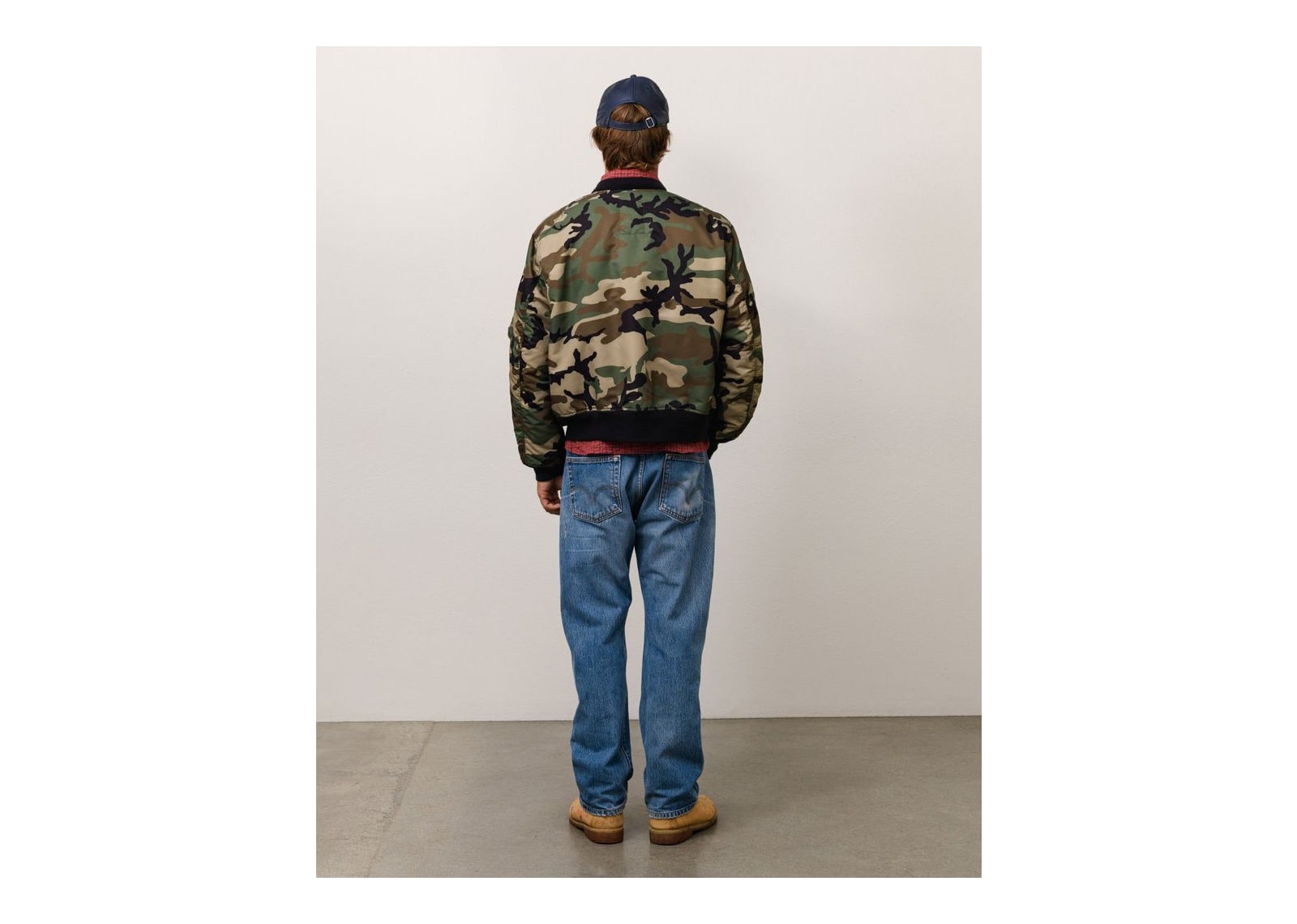 Stussy MA-1 Bomber Jacket Woodland Camo - görsel 6