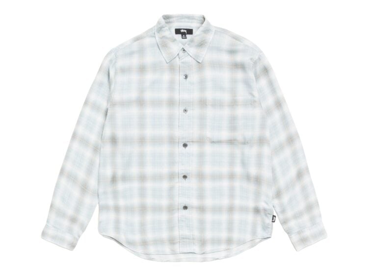 Stussy Matthew Printed Shirt Light Blue