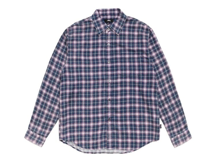 Stussy Matthew Printed Shirt Navy