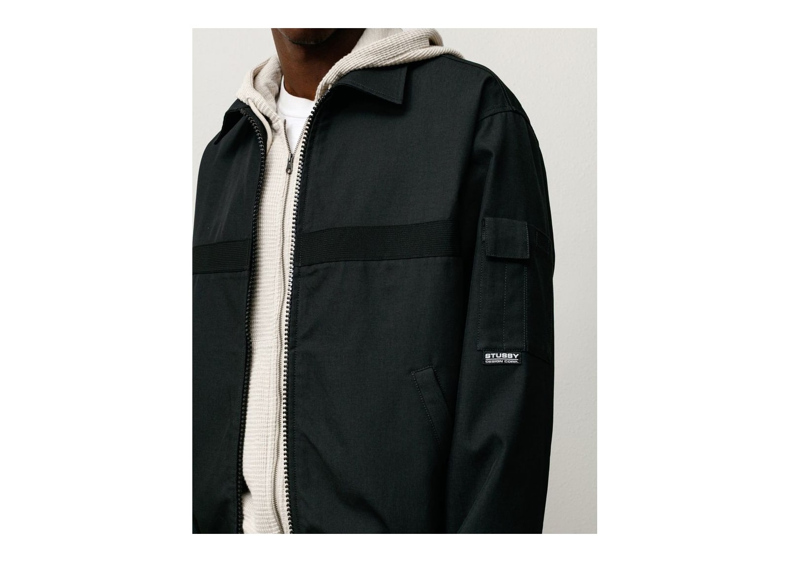Stussy Mechanic Jacket Black - görsel 3