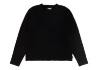 Stussy Merino Roll Neck Sweater Black