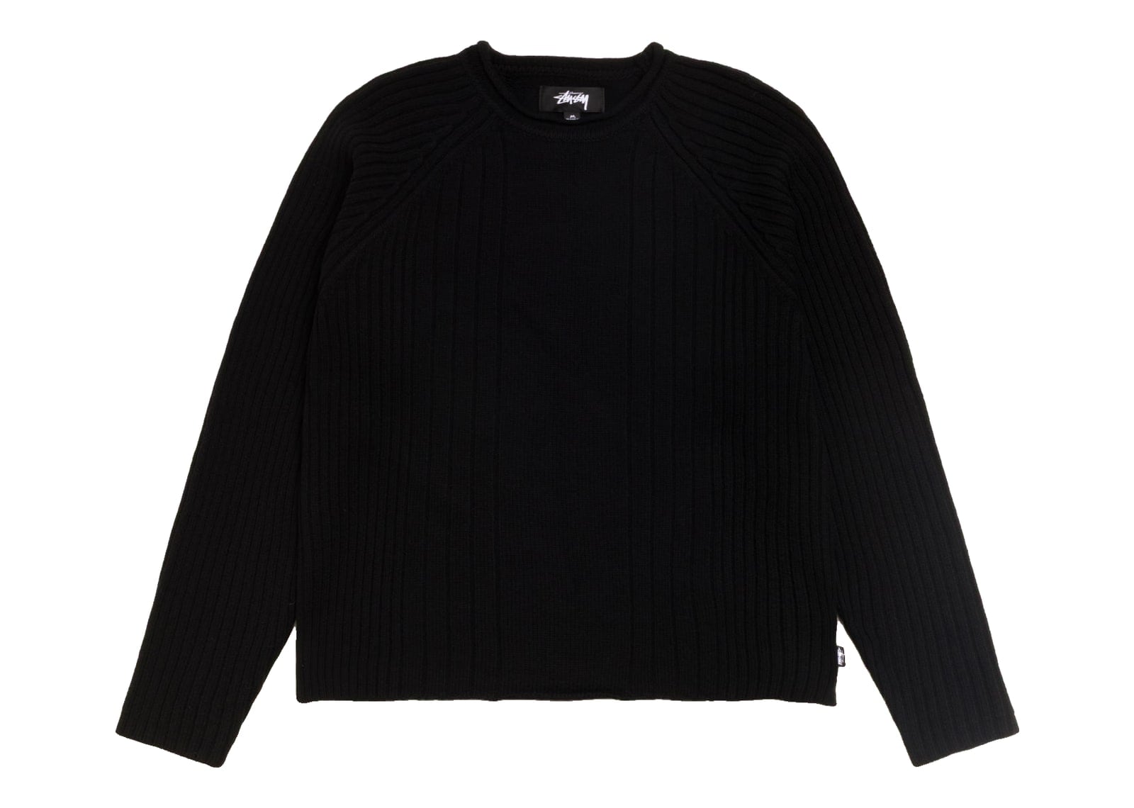 Stussy Merino Roll Neck Sweater Black