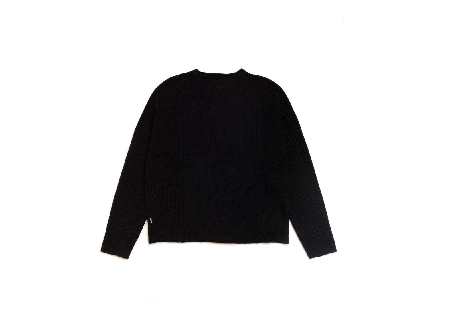 Stussy Merino Roll Neck Sweater Black - görsel 5