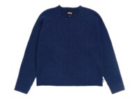 Stussy Merino Roll Neck Sweater Blue
