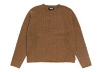 Stussy Merino Roll Neck Sweater Brown