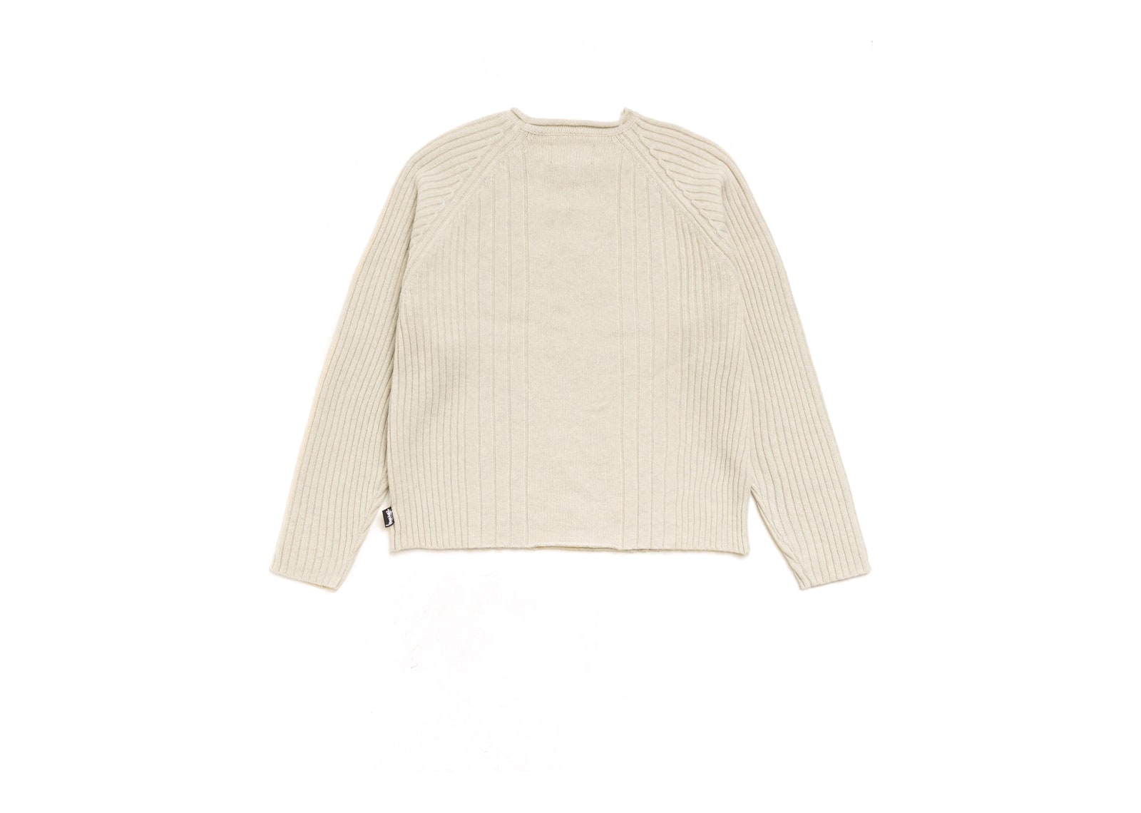 Stussy Merino Roll Neck Sweater Natural - görsel 5