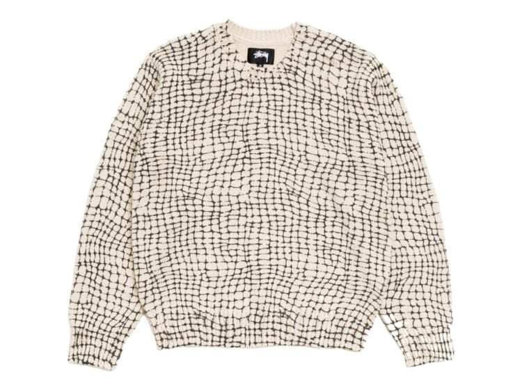 Stussy Mesh Print Sweater Mesh Net