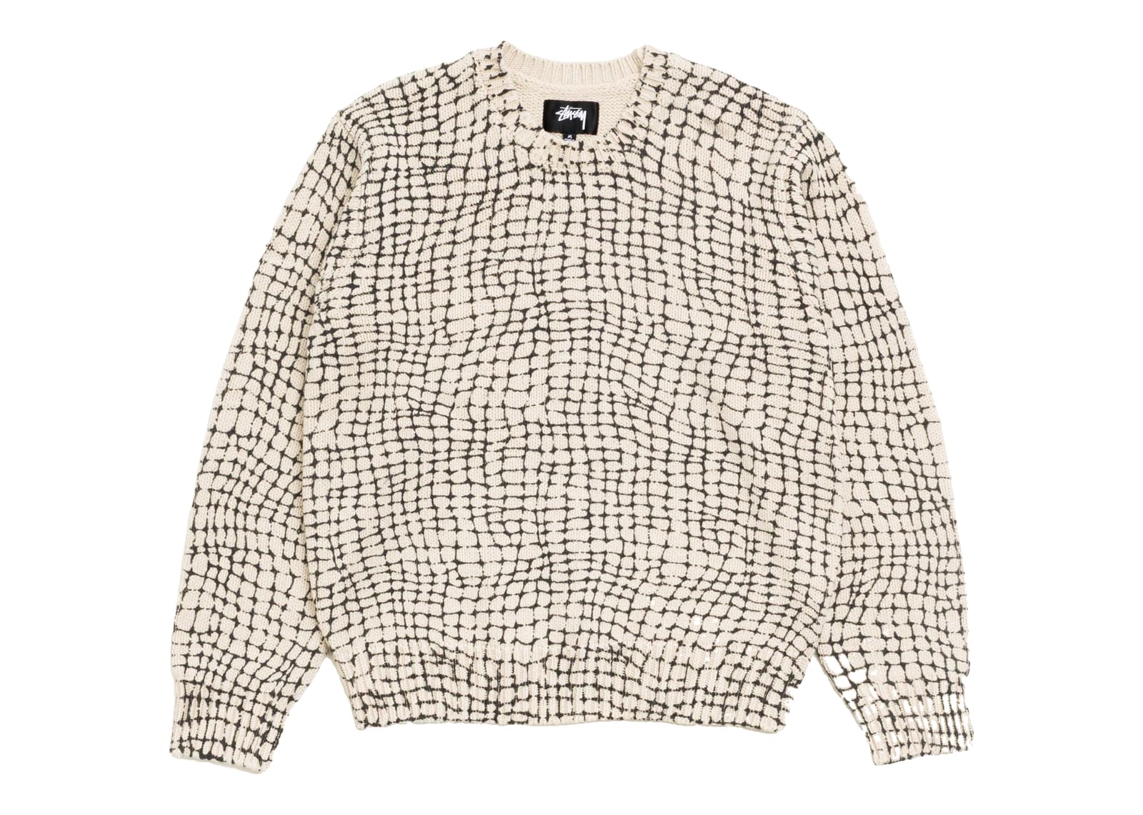 Stussy Mesh Print Sweater Mesh Net