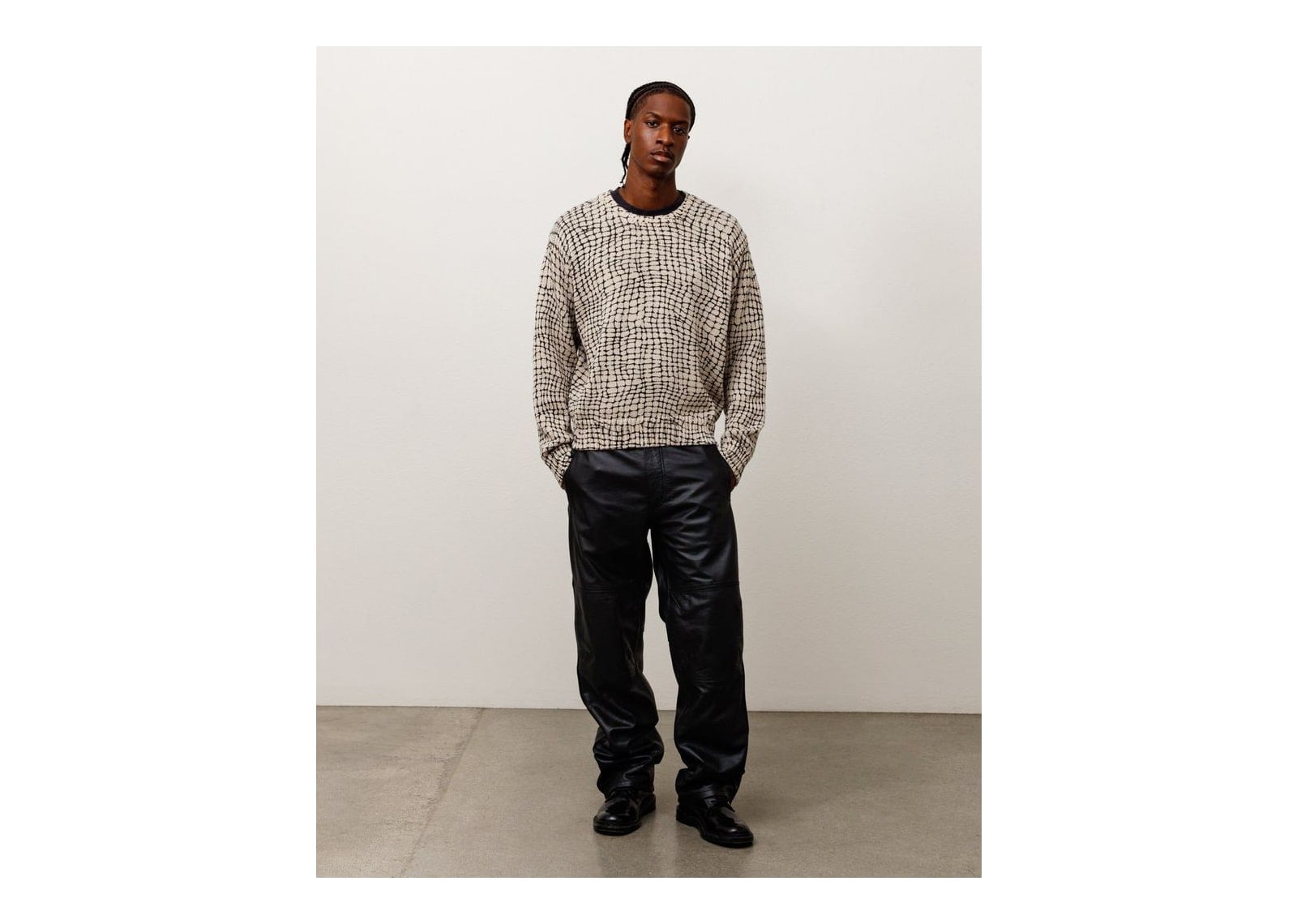 Stussy Mesh Print Sweater Mesh Net - görsel 2