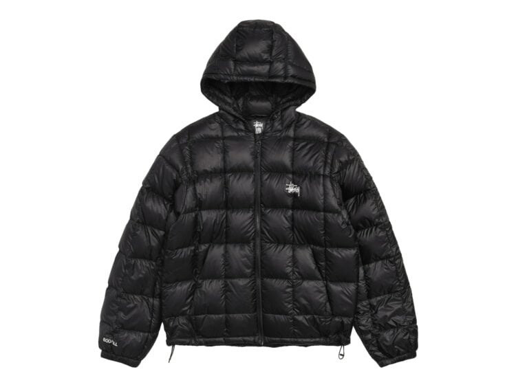 Stussy Midweight Hooded Puffer Black