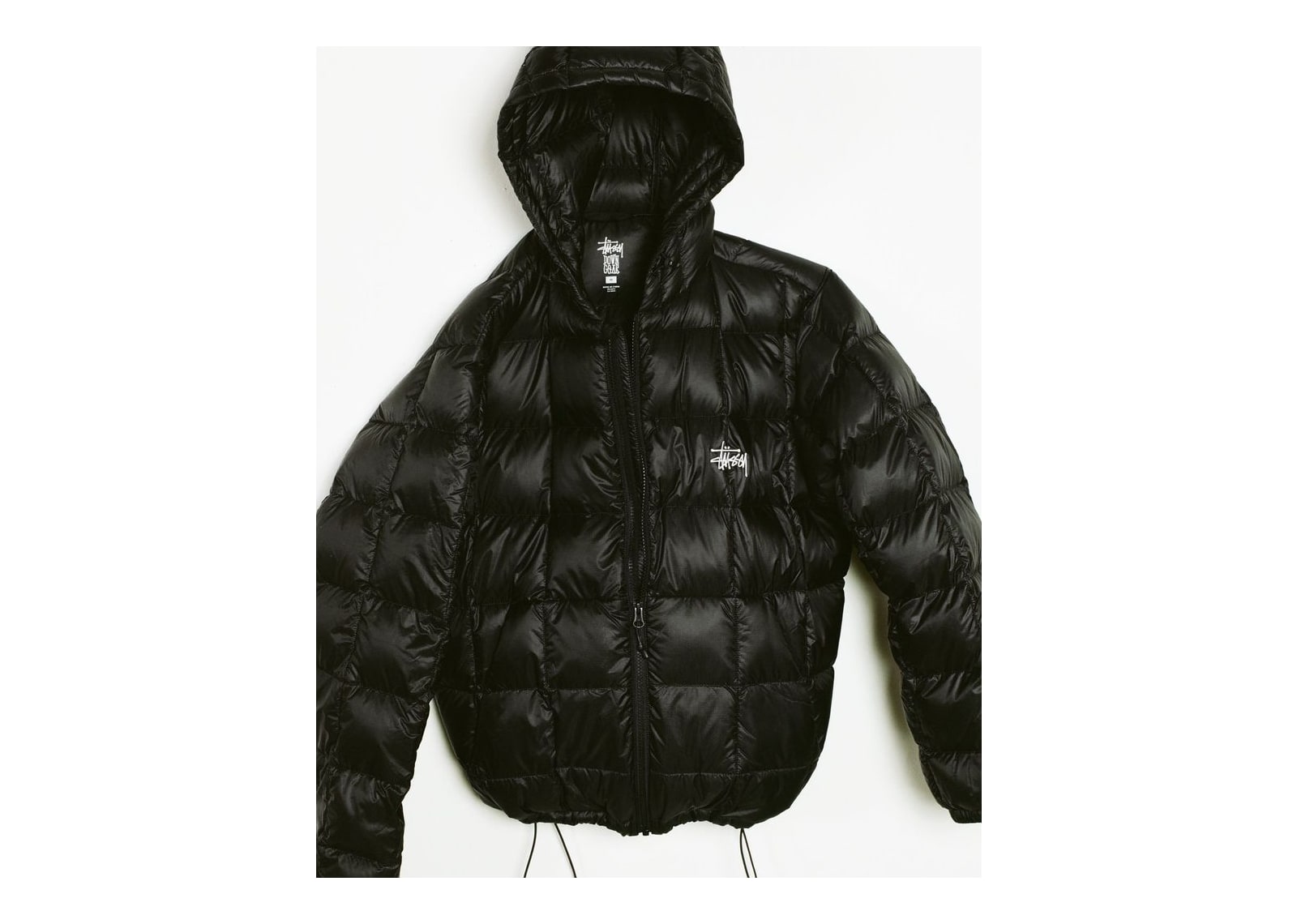 Stussy Midweight Hooded Puffer Black - görsel 6