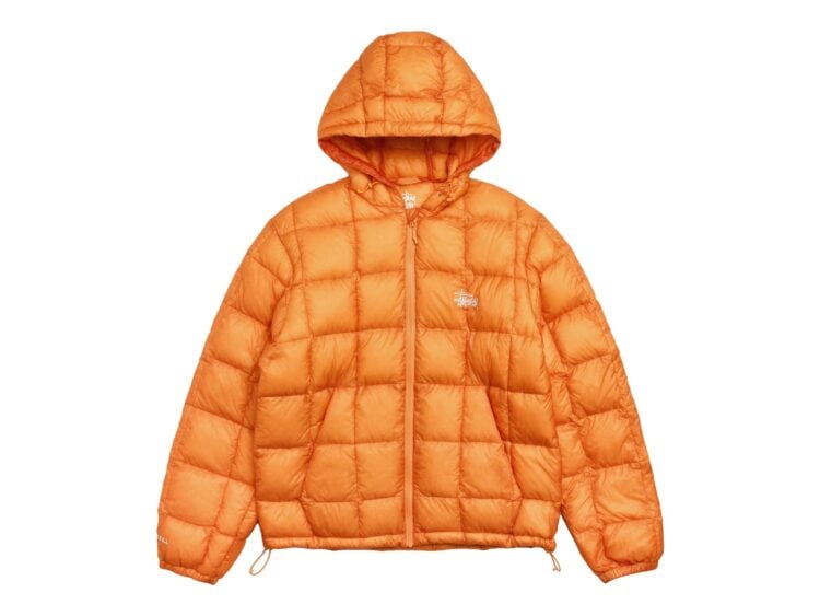Stussy Midweight Hooded Puffer Orange