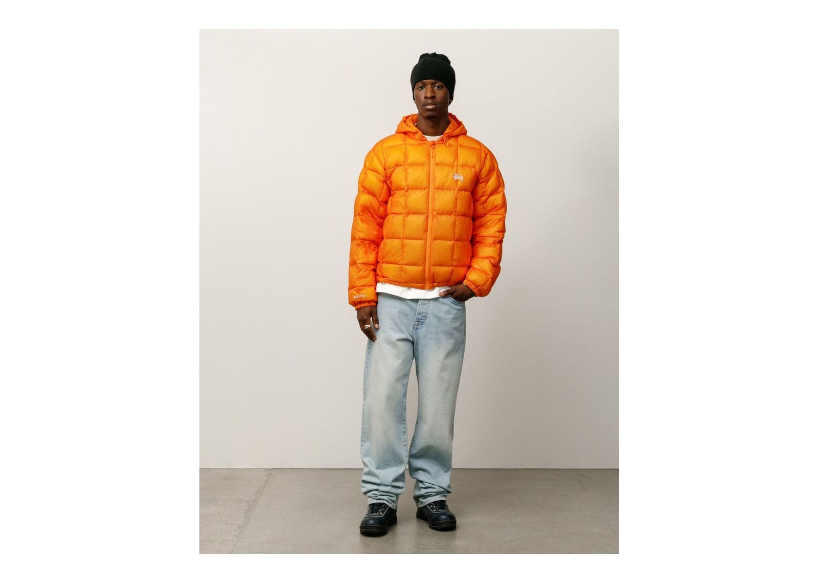 Stussy Midweight Hooded Puffer Orange - görsel 2