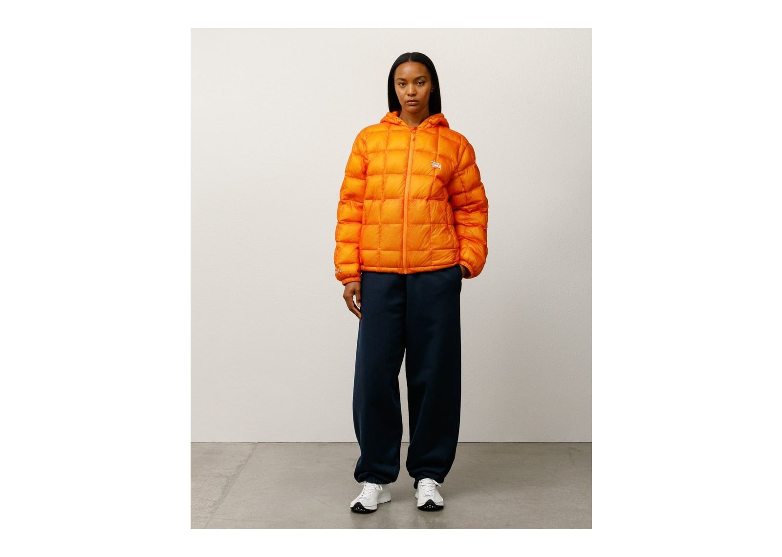 Stussy Midweight Hooded Puffer Orange - görsel 4
