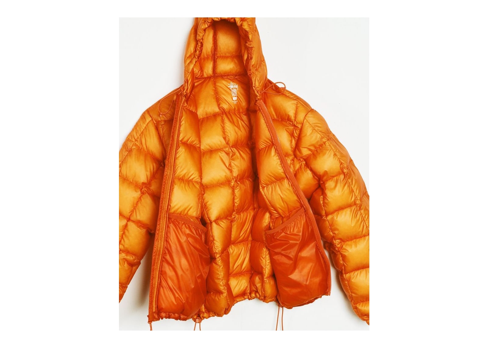 Stussy Midweight Hooded Puffer Orange - görsel 6