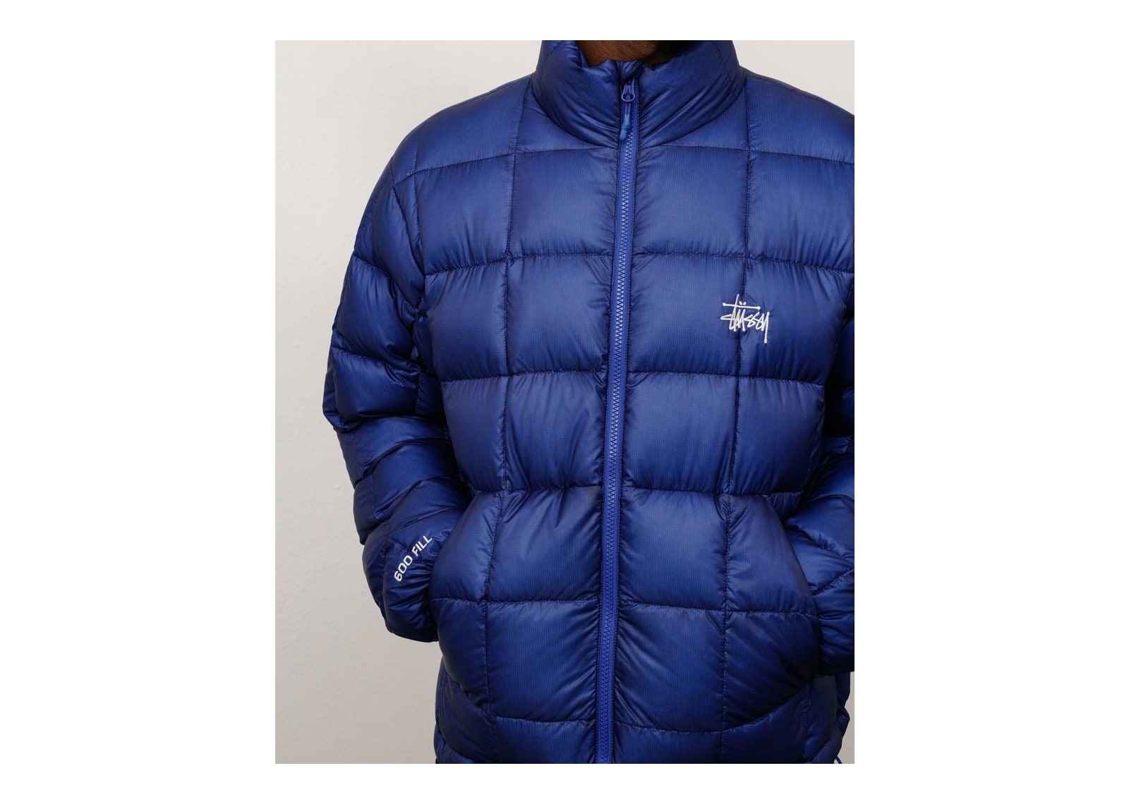 Stussy Midweight Puffer Blue - görsel 3