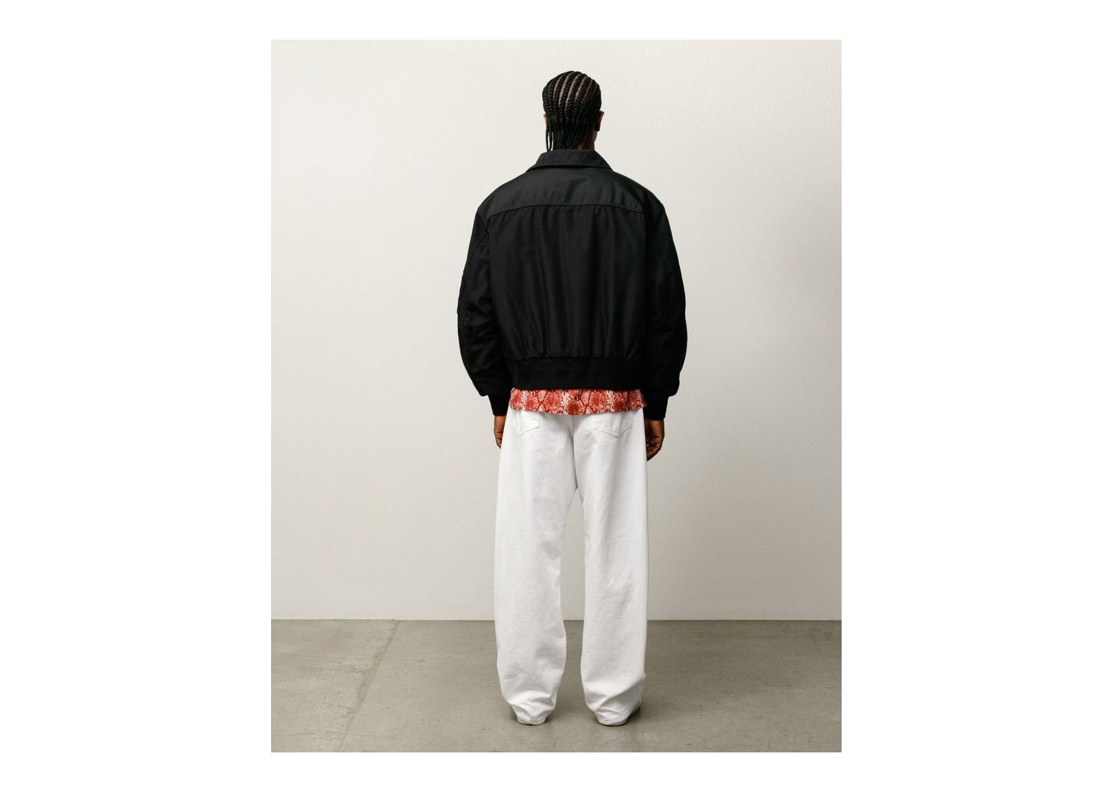 Stussy Mock Neck Flight Bomber Black - görsel 3