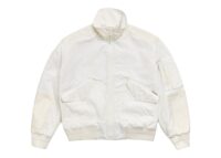 Stussy Mock Neck Flight Bomber White